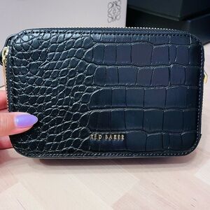 Ted Baker Stina Croc Effect Mini Camera Bag
